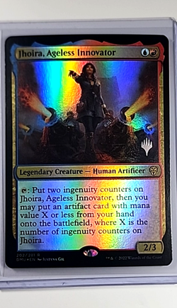 MTG Magic The Gathering Dominaria United DMU Promo Foil Jhoria Ageless Innovator - Image 1