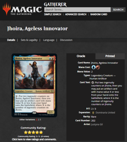 MTG Magic The Gathering Dominaria United DMU Promo Foil Jhoria Ageless Innovator - Image 3