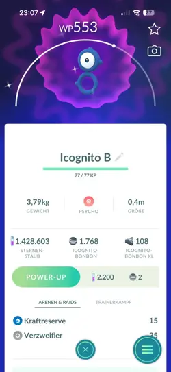 !!!Pokemon GO ✨Shiny Icognito ( B ) Unown - Image 1