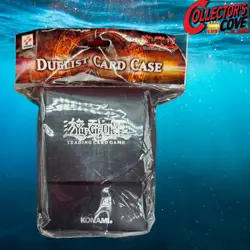 VINTAGE 1996 YUGIOH KONAMI 96KT DUELIST BLACK CARD CASE DECK BOX SEALED YU-GI-OH - Image 1
