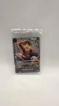 Bandai Monkey D. Luffy Character Promo Foil P-075 EN One Piece Card Game - Image 1