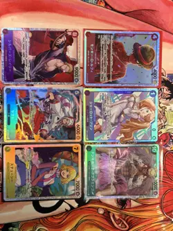 One Piece Card Game Japanese Holo Lot (6 Cards) – All SR- Lot A - Image 1