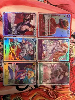 One Piece Card Game Japanese Holo Lot (6 Cards) – All SR- Lot A - Image 2