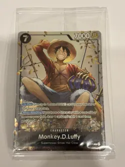 Monkey.D.Luffy (Tin Pack Set Vol. 2) P-075 One Piece Promotion Cards Foil SEALED - Image 1