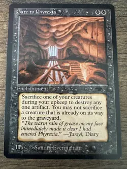 MTG Gate to Phyrexia Antiquities Regular NM - Image 1