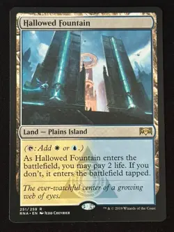 1x MTG Hallowed Fountain - Ravnica Allegiance (RNA) #251 - Magic the Gathering - Image 1