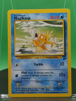 Magikarp 50/130 Base Set 2 Set Uncommon 2000 English Pokemon TCG WoTC - Image 3