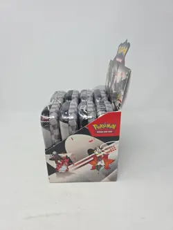 Lot Of 8 Pokemon Black Bolt And White Flare Brand New Sealed Tins With Display - Image 4