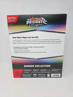 Pokemon TCG Scarlet & Violet Prismatic Evolutions Binder Collection New Sealed - Image 3