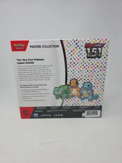 Pokemon TCG Scarlet & Violet 151 Poster Collection Box Brand New Factory Sealed - Image 2