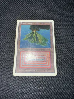 Magic: The Gathering Volcanic Island Unlimited MTG EDH Rare Dual Land MP - Image 2