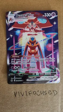 2023 Pokemon SWSH Crown Zenith Deoxys VMAX Galarian Gallery #GG45/GG70 - Image 1