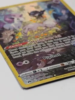 Pokemon Mew GG10 GG70 Crown Zenith Galarian Gallery Full Art Holo Rare MP - Image 3