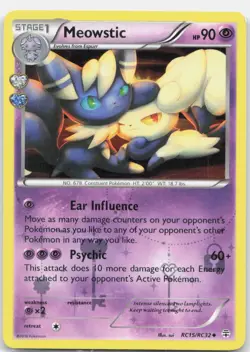 Meowstic RC15/RC32 Uncommon Generations Pokemon Lightly Played - Image 1