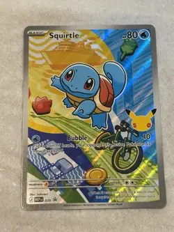 Squirtle MEP039 First Partner's Promo Near Mint Pokemon TCG NM - Image 2