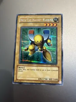 Beta the Magnet Warrior DOR-002 Secret Rare Yu-Gi-Oh Duelist of Roses - Image 1