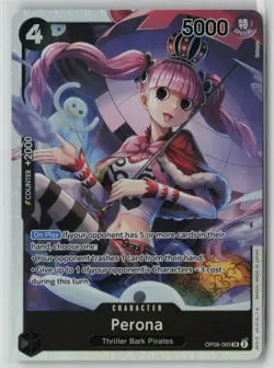 Perona (093) OP06-093 One Piece Wings of the Captain Super Rare Near Mint - Image 1
