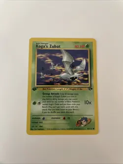 Koga's Zubat 83/132 Pokemon TCG Gym Challenge 1st Edition WOTC - NM - Image 1