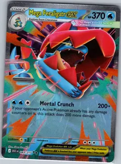 Mega Feraligatr ex 043/217 ME: Ascended Heroes - Pokemon Card - NM - Image 1