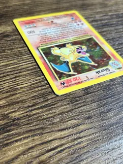 Glurak Base Set Holo Deutsch Vintage Pokemon Karte MP/LP - Image 4