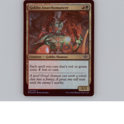 MTG - Goblin Anarchomancer - Foil - Free P+P - Image 1