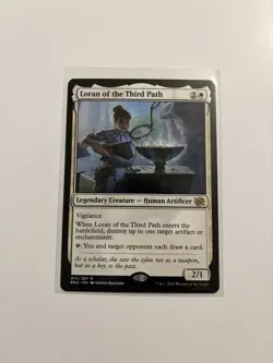 MTG – Brothers War – Loran of the Third Path – Rare 0012 - Image 1