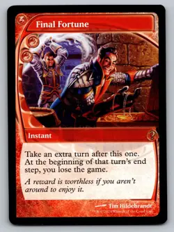 Final Fortune (Future Sight) 190 Rare Mystery Booster 2 Magic: The Gathering NM - Image 1