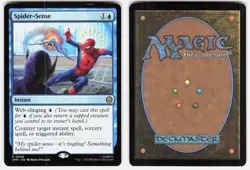 Spider-Sense 46 Rare Marvel's Spider-Man Magic: The Gathering Lightly Played - Image 1