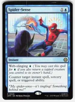 Spider-Sense 46 Rare Marvel's Spider-Man Magic: The Gathering Lightly Played - Image 2