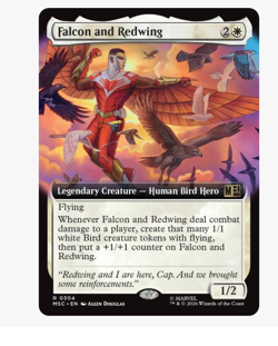 Falcon and Redwing - Extended Art Commander: Marvel Super Heroes - Image 1