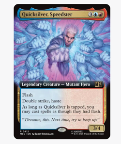 Quicksilver, Speedster - Extended Art Commander: Marvel Super Heroes - Image 1