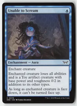 MTG - Unable to Scream #78 - Regular - DSK Duskmourn: House of Horror - Image 1