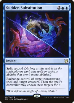 MTG - Sudden Substitution - Commander 2019 - X1 - (NM) - - Image 1