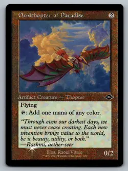Modern Horizons 2 #430 Ornithopter of Paradise Retro Frame Foil - Image 1