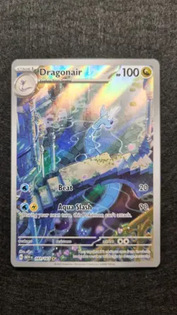 Pokemon TCG Dragonair Scarlet & Violet 151 Card 181/165 Holo Illustration Rare - Image 1