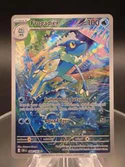 Pokemon TCG Frogadier Full Art Holo Chaos Rising 089/086 - Image 1