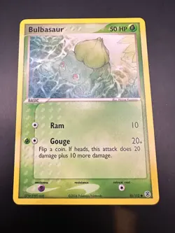 Bulbasaur (55/112) EX FireRed & LeafGreen Non Holo Regular Pokemon Card - Image 1