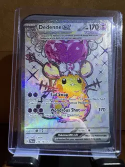 Dedenne ex 239/193 Full Art Ultra Rare Holo Pokemon 2023 Paldea Evolved - Image 3