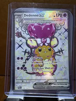 Dedenne ex 239/193 Full Art Ultra Rare Holo Pokemon 2023 Paldea Evolved - Image 4