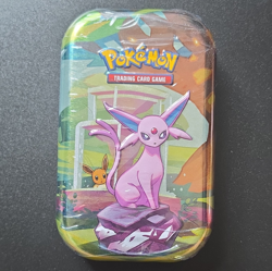 Pokemon TCG Mini Tin Espeon Scarlet & Violet Prismatic Evolutions (Sealed) - Image 1