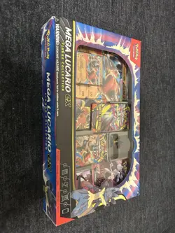 Pokemon Mega Lucario EX TCG Figure Collection Box - Image 1