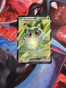 Pokemon Sprigatito ex 251/217 Ascended Heroes Ultra Rare Full Art Near Mint - Image 1