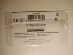 Pokemon Scarlet & Violet Stamped Promo Exclusive Holo Lechonk 154/198 - Sealed - Image 3