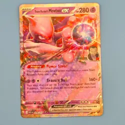 TEAM ROCKET'S MEWTWO EX 079/217 DOUBLE RARE ASCENDED HEROES POKEMON NM/M - Image 1