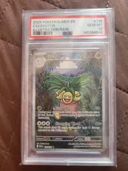 Exeggutor 135/132 IR Illustration Rare Holo Pokemon 2025 Mega Evolution PSA 10 - Image 1