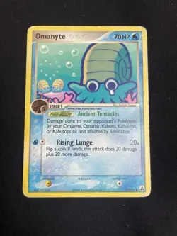 Pokemon TCG Omanyte 60/92 Legend Maker Regular - Image 1