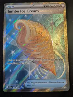 Jumbo Ice Cream 109/086 Chaos Rising Full Art - Pokemon TCG p11 - Image 1
