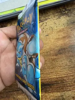 Pokemon Base Set Booster Pack Blastoise Art Sealed 21.46g Heavy - Image 4