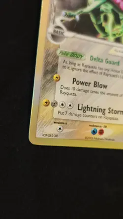 Pokemon TCG Rayquaza Delta Species 13/113 Holo LP - Image 4