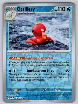 Octillery 034/182 Reverse Holo Common Paradox Rift Pokemon Near Mint - Image 1